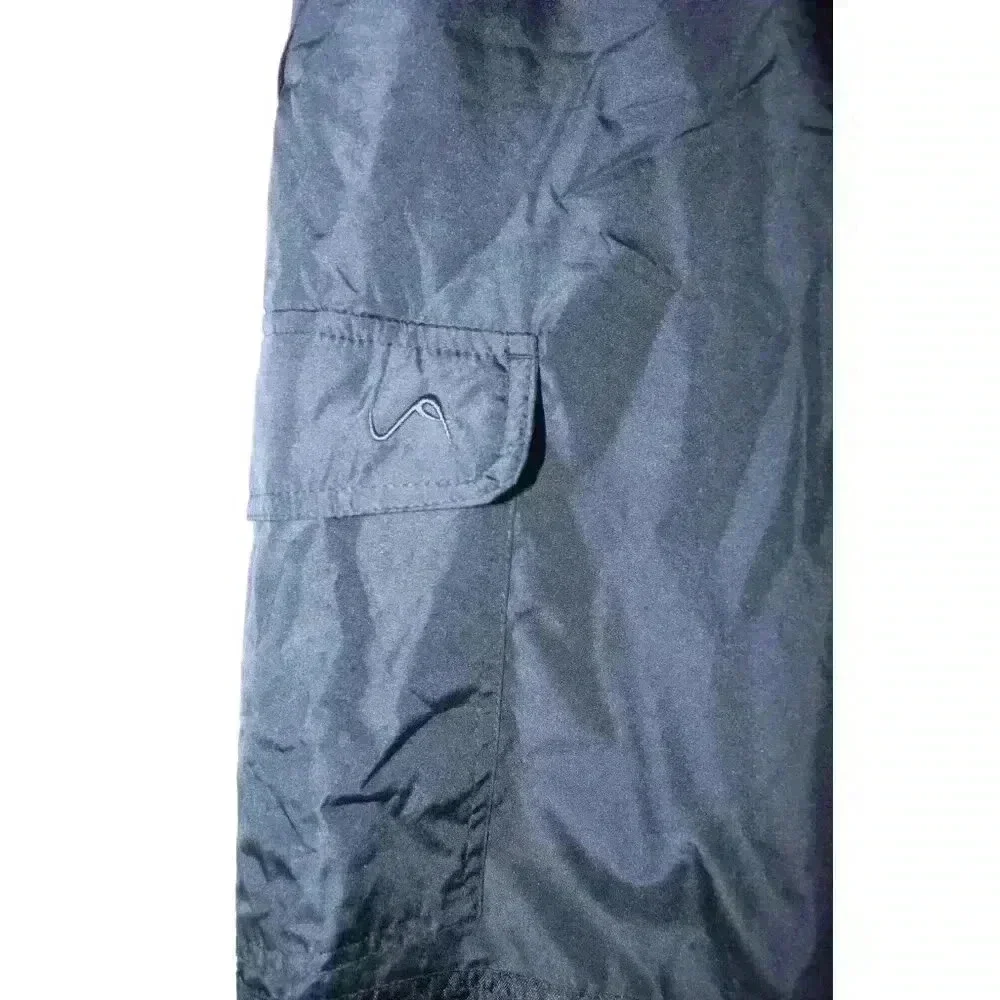 Vertical '9 Youth Size L Black Snow Ski Pants with‎ cargo pocket NWOT